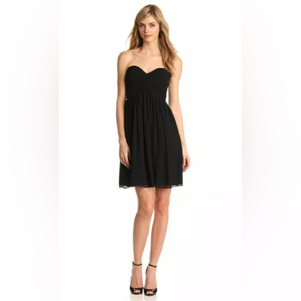 Donna Morgan Sweetheart Chiffon Dress